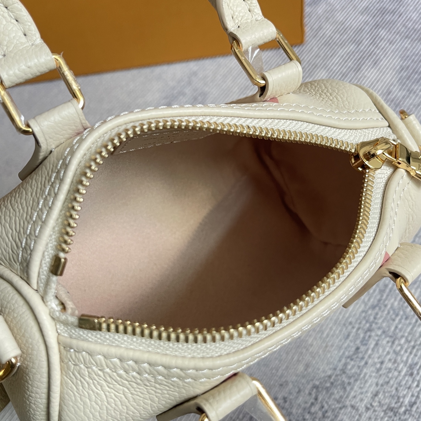 Louis Vuitton Nano Speedy Handbag in Monogram Empreinte Leather - Image 8