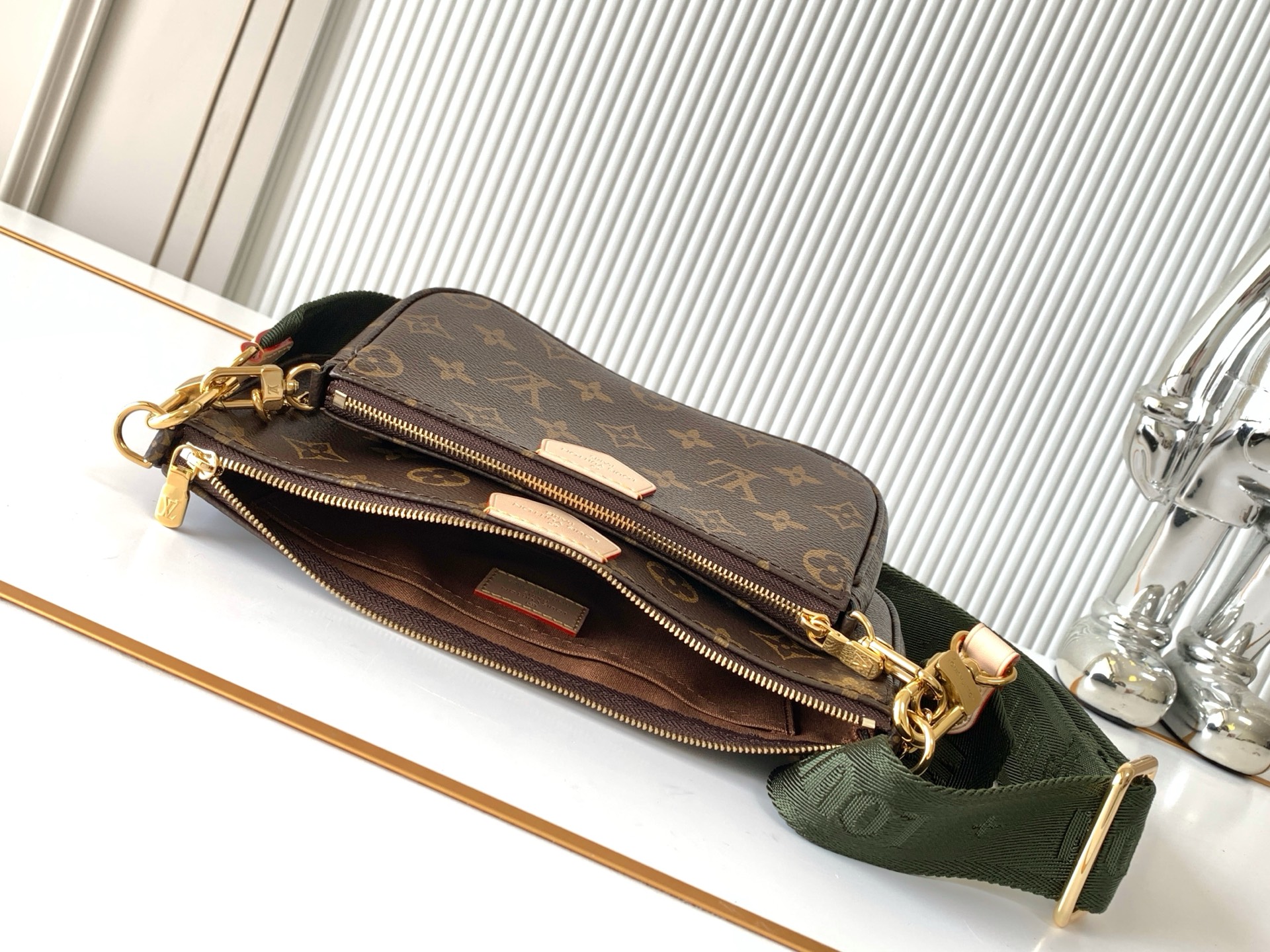 Multi Pochette Accessoires Monogram Canvas Bag Set - Image 8