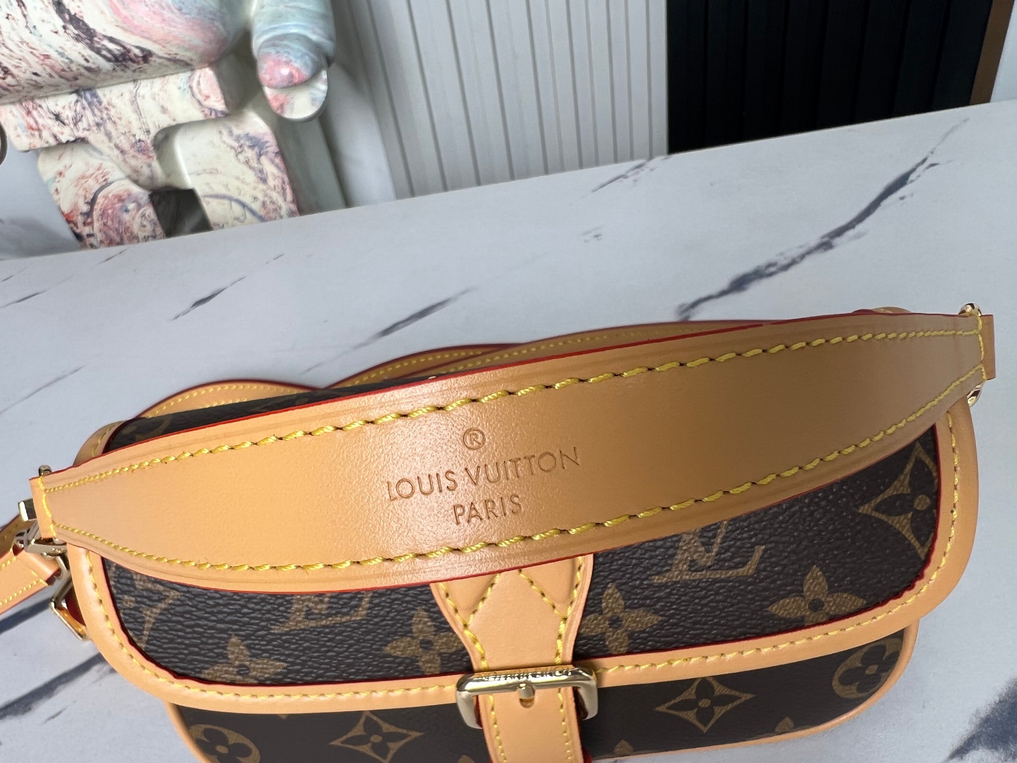 Louis Vuitton Nano Diane Monogram Canvas Handbag - Image 8