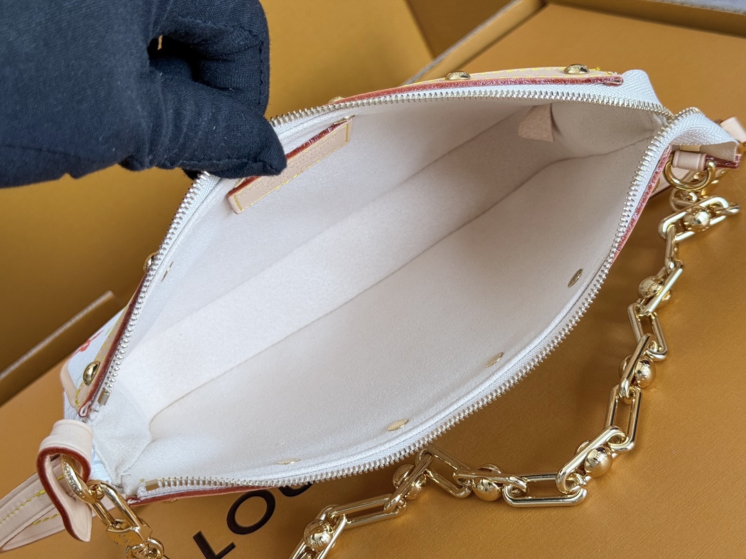 Louis Vuitton x Takashi Murakami Pochette Accessoires Handbag - Image 8