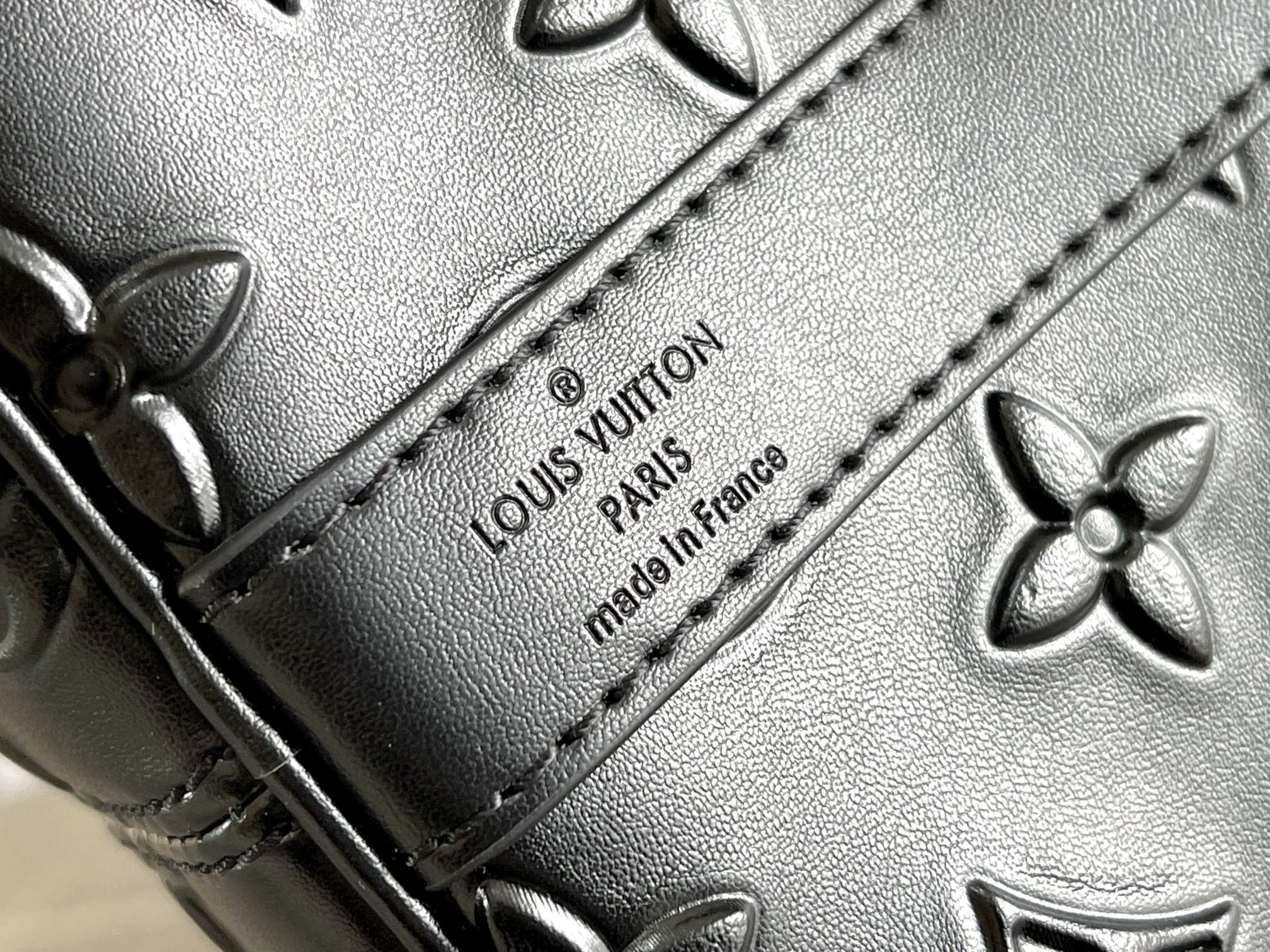 Keepall Bandoulière Travel Bag in Monogram Seal - Image 8