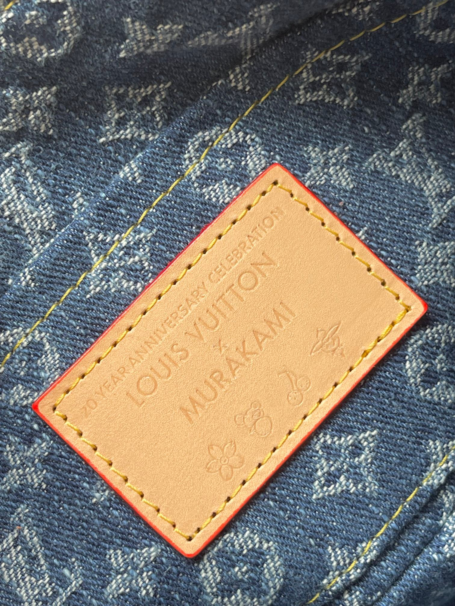 Louis Vuitton x Takashi Murakami Pochette Accessoires Cherry Monogram Handbag - Image 8