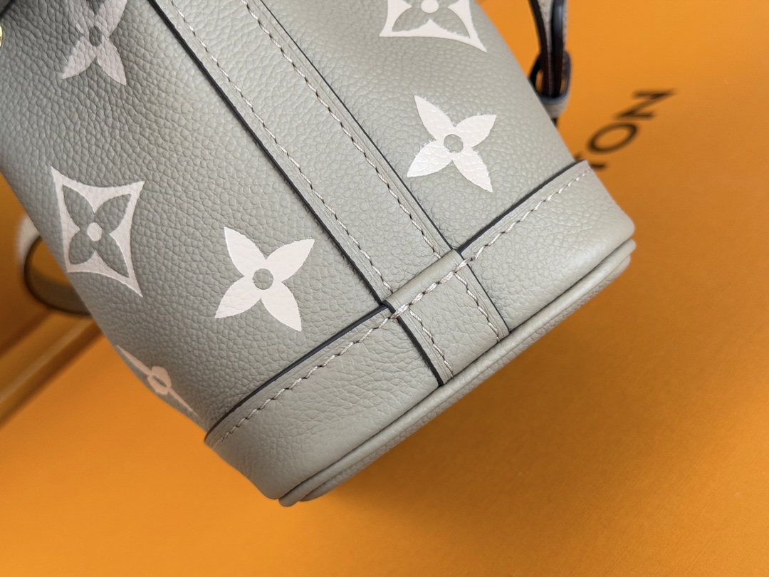 Louis Vuitton Nano Noé Monogram Empreinte Leather Crossbody Bag - Image 8