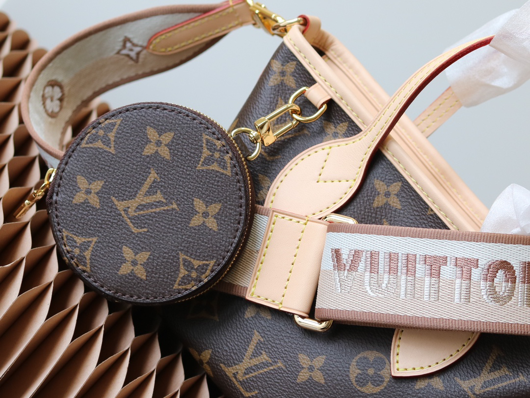 Louis Vuitton Neverfull BB Handbag in Damier Ebene Canvas - Image 8