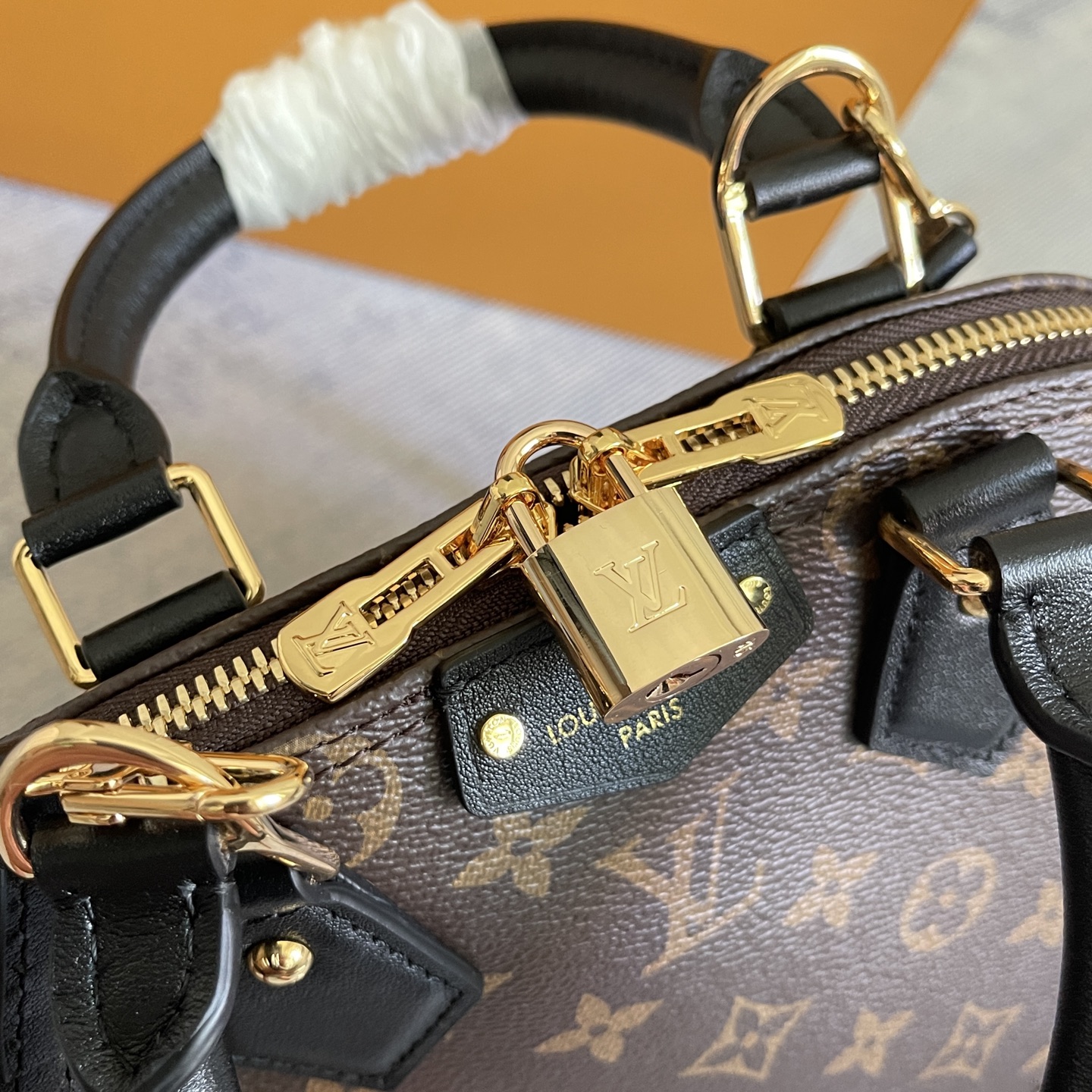 Louis Vuitton Alma BB Trunk Monogram Canvas Crossbody Bag - Image 8