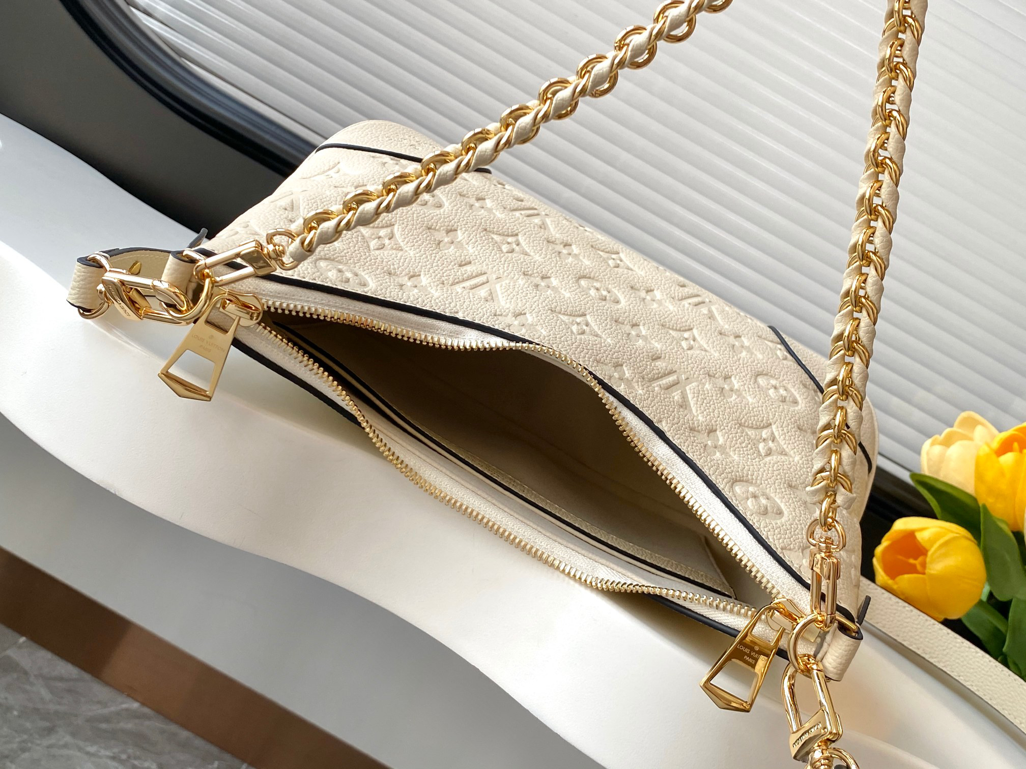 Louis Vuitton Boulogne Shoulder Bag in Monogram Empreinte Leather - Image 8