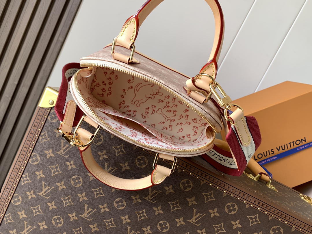 Louis Vuitton Alma BB Meowgram Canvas Handbag - Image 8