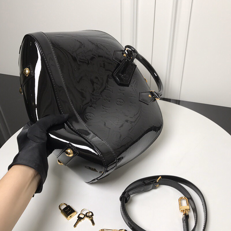 Alma M93595 Monogram Vernis Handbag - Image 8