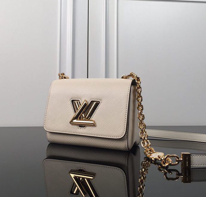 Louis Vuitton Twist Small Crossbody Bag M59405 in White Epi Leather - Image 8