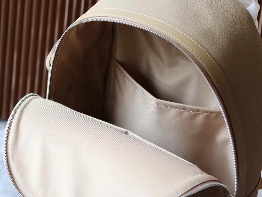 Louis Vuitton Takeoff Backpack M23708 in Apricot Cowhide Leather - Image 8