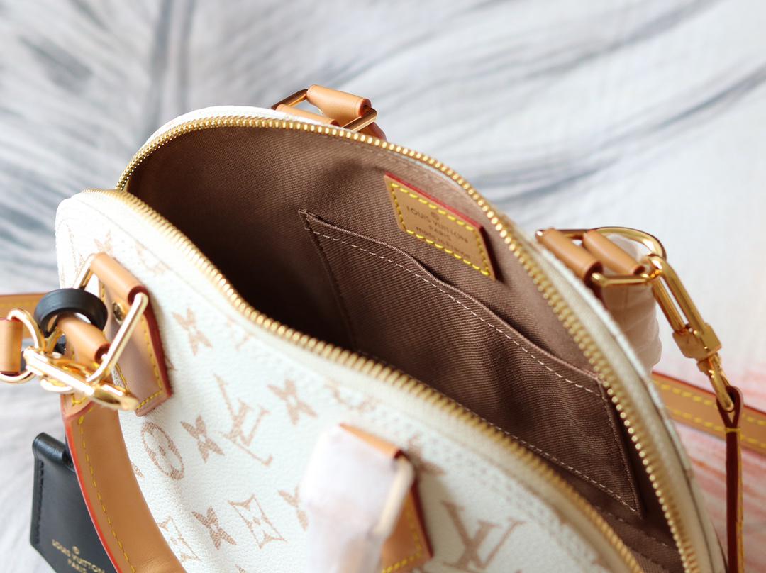 Louis Vuitton Alma BB Handbag in Monogram Dune Canvas - Image 8
