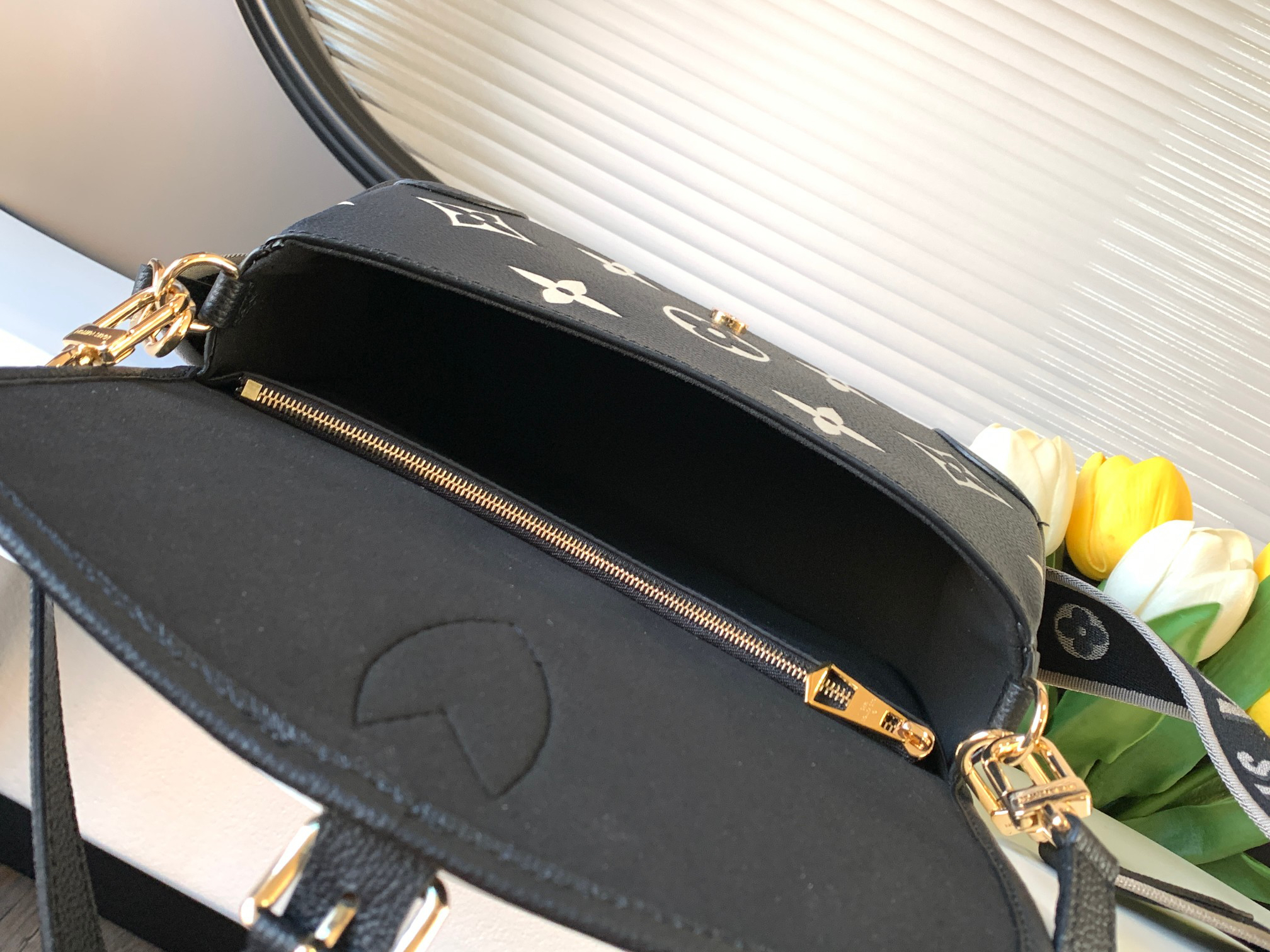 Louis Vuitton Diane Handbag in Monogram Empreinte Leather - Image 8
