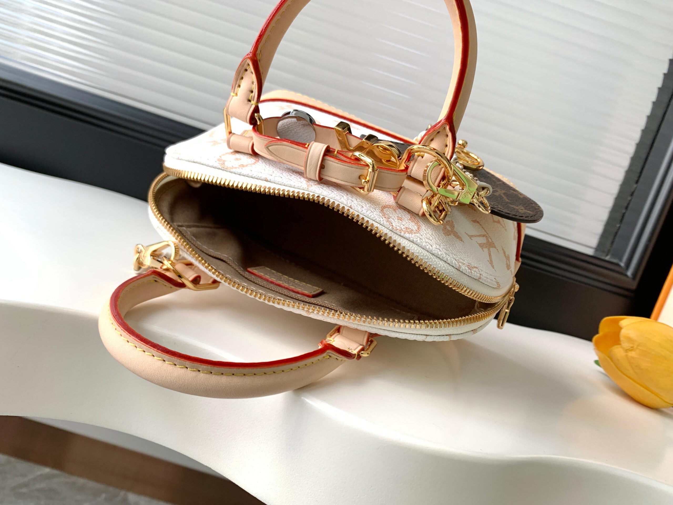 Louis Vuitton Alma Mini Customizable Handbag - Image 8