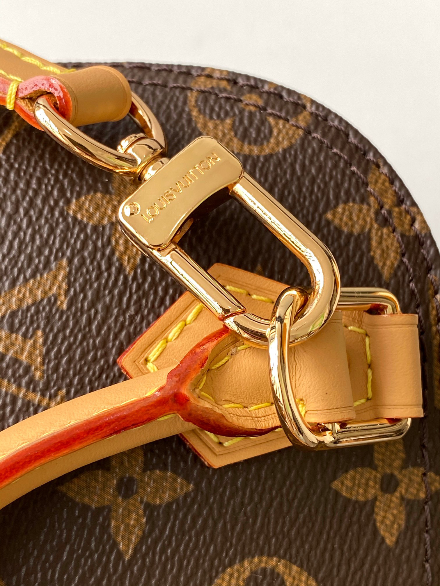 Louis Vuitton Nano Alma Handbag in Monogram Dune Canvas - Image 8