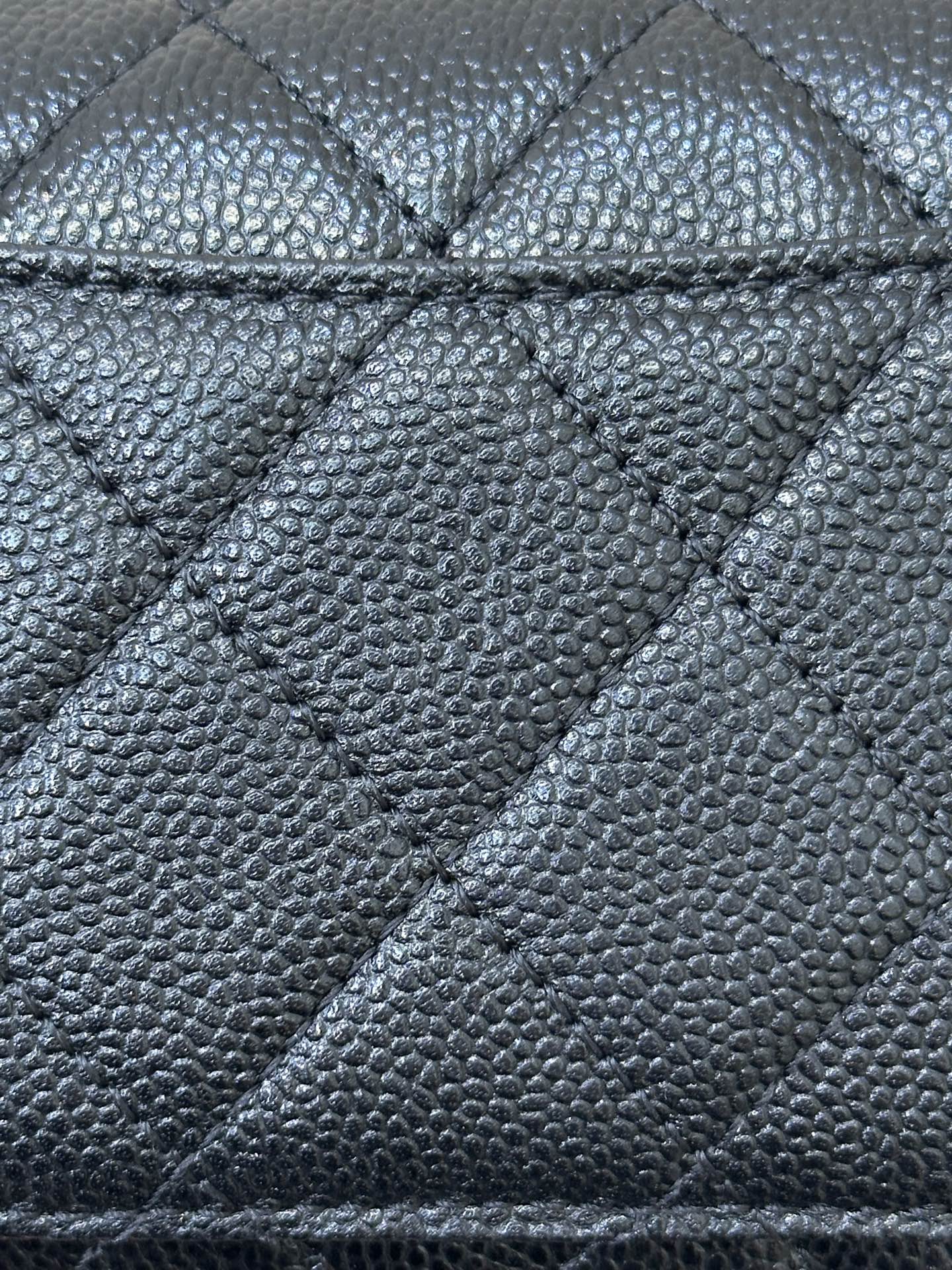 CHANEL Lambskin Quilted Double-Chain Shoulder Bag - Image 8