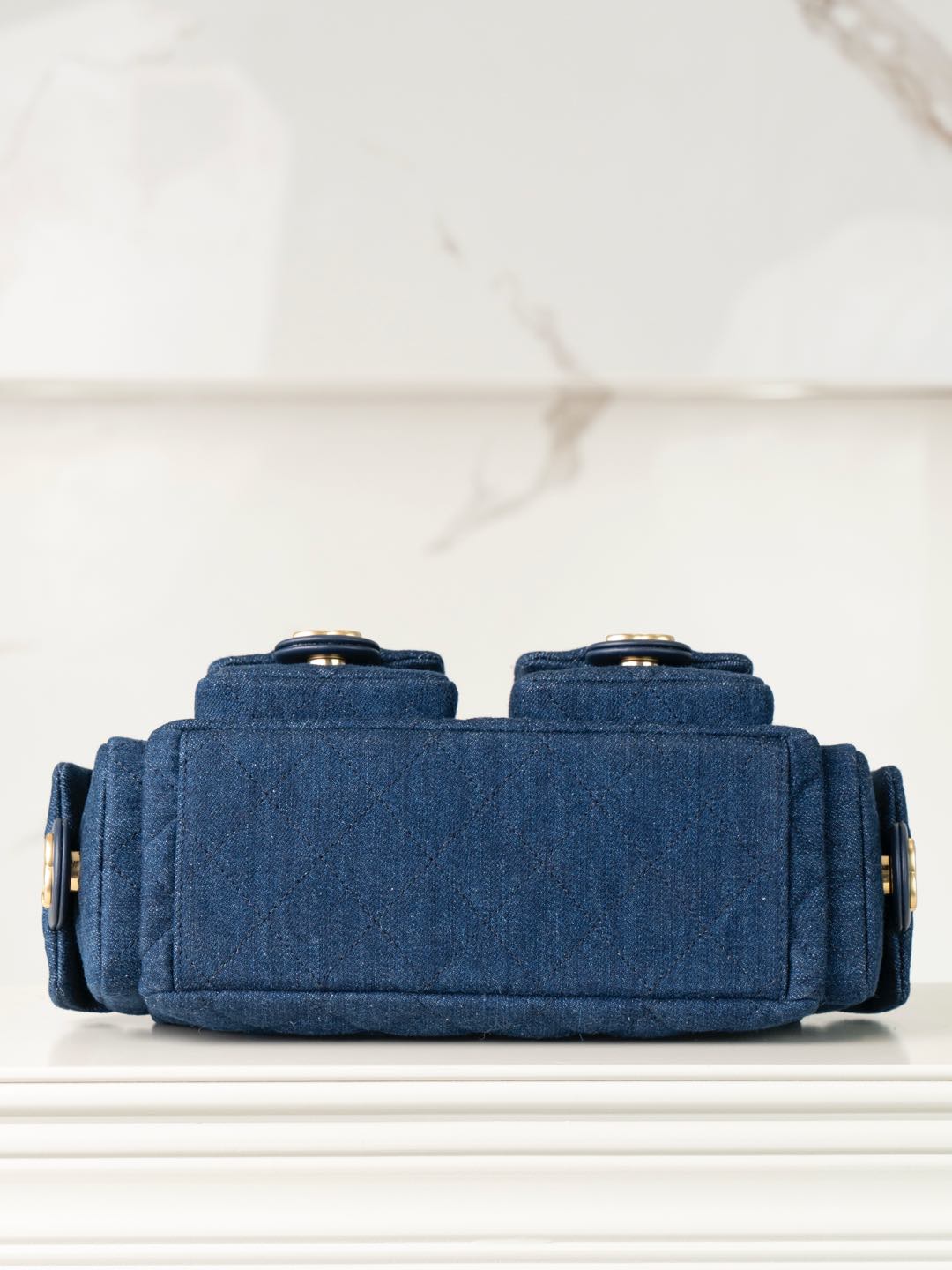 Chanel 25C Denim Hobo Shoulder Bag - Image 8