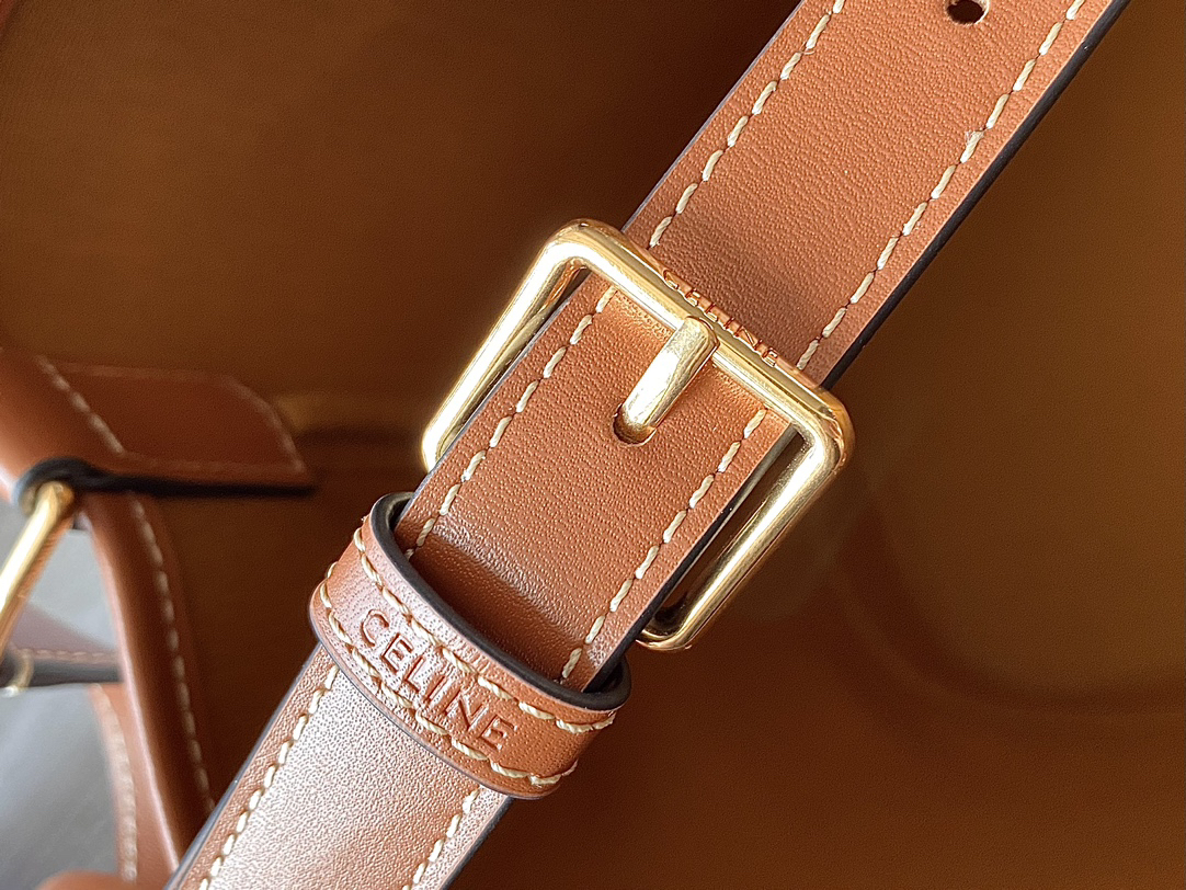 Celine Vintage Monogram Bucket Bag - Image 8