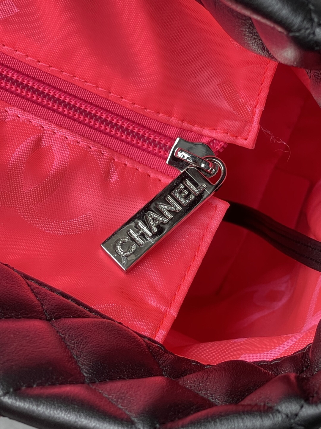 Chanel Black and White Panda Bowling Bag - Image 8