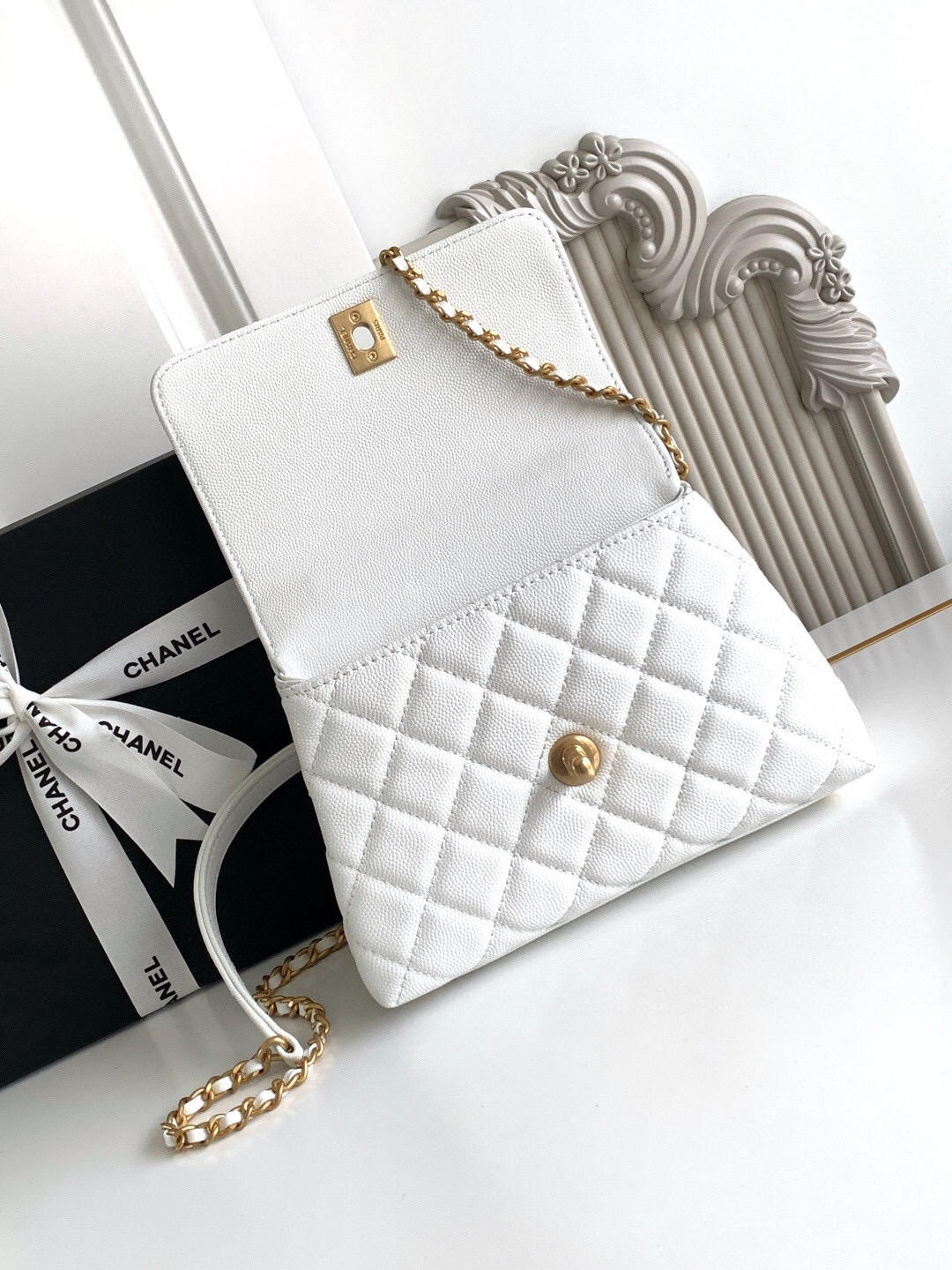 Chanel Coco Handle Mini Top-Handle Bag AS2215 - Image 8