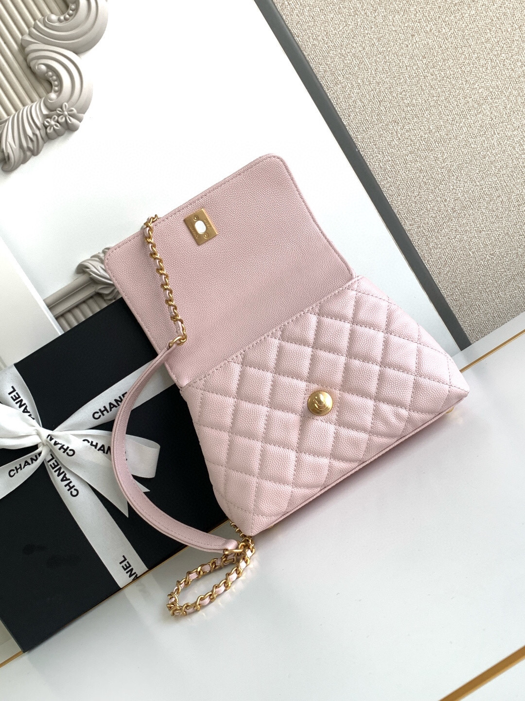 Chanel Coco Handle Mini Top-Handle Bag AS2215 - Image 8