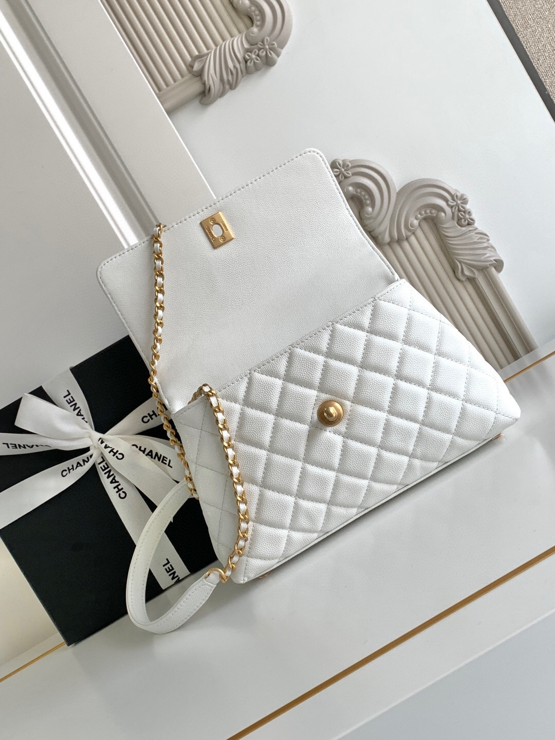 Chanel Coco Handle Mini Top Handle Bag - Image 8