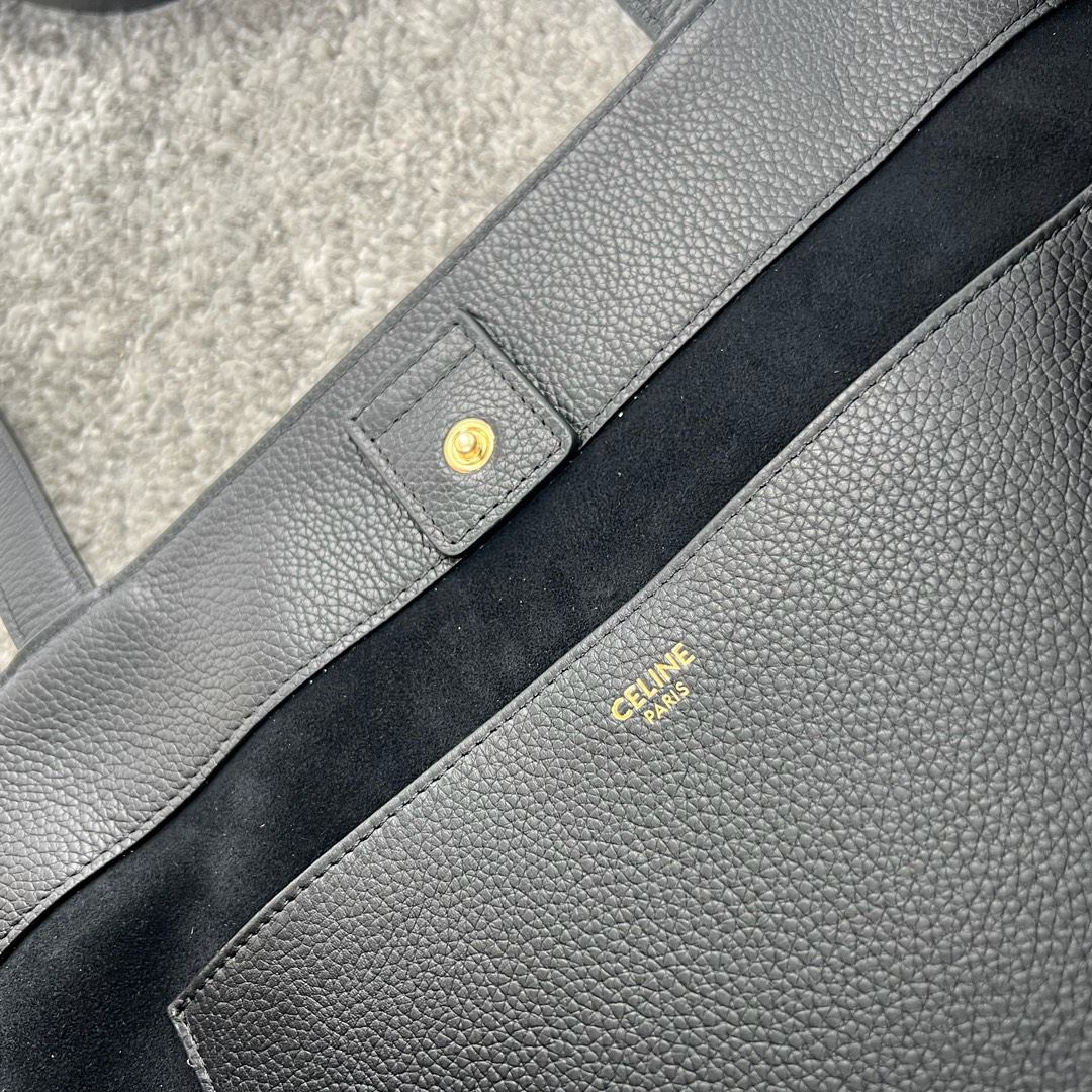 Cabas Anais Grained Leather Handbag - Image 8