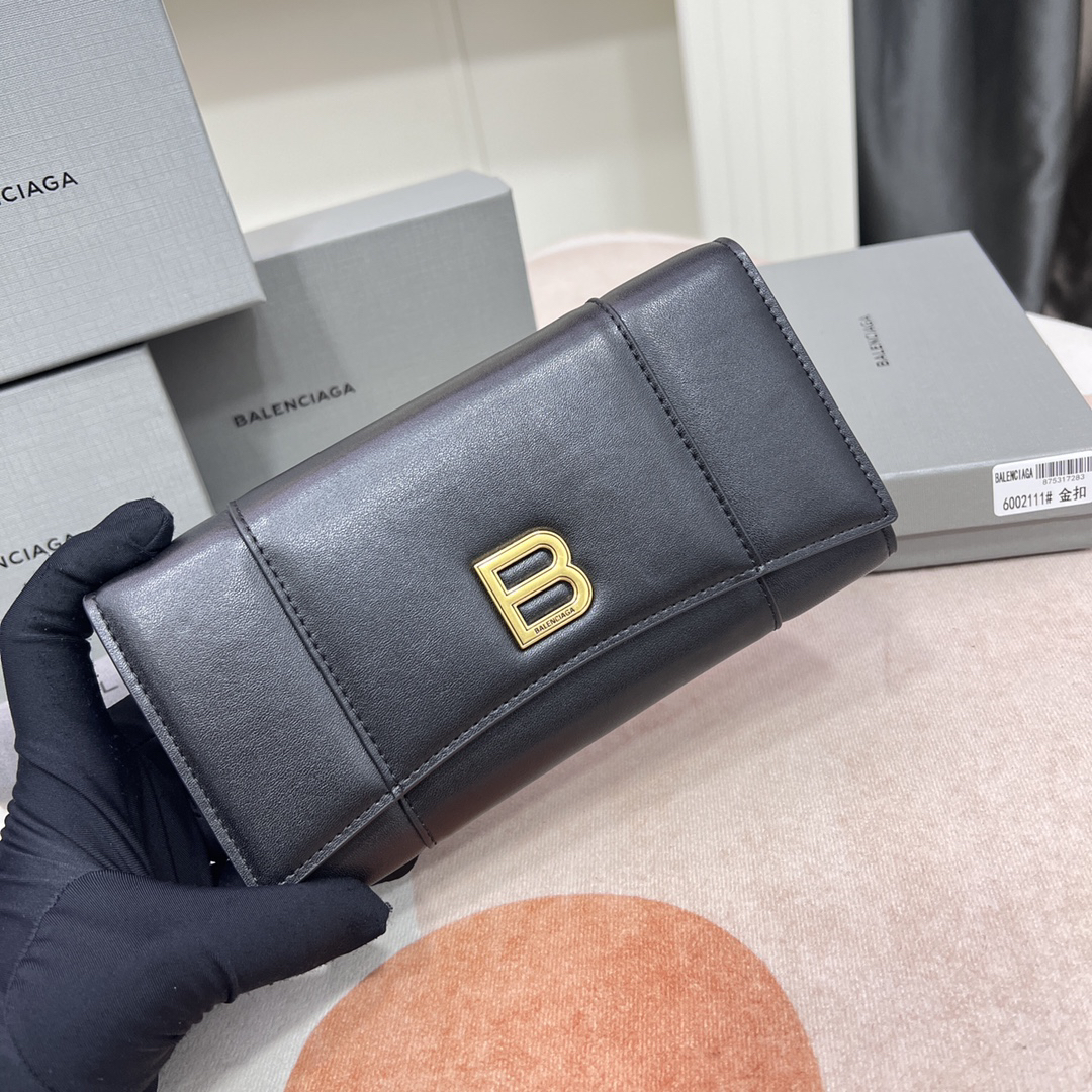 Balenciaga Large Black Long Wallet - Image 8