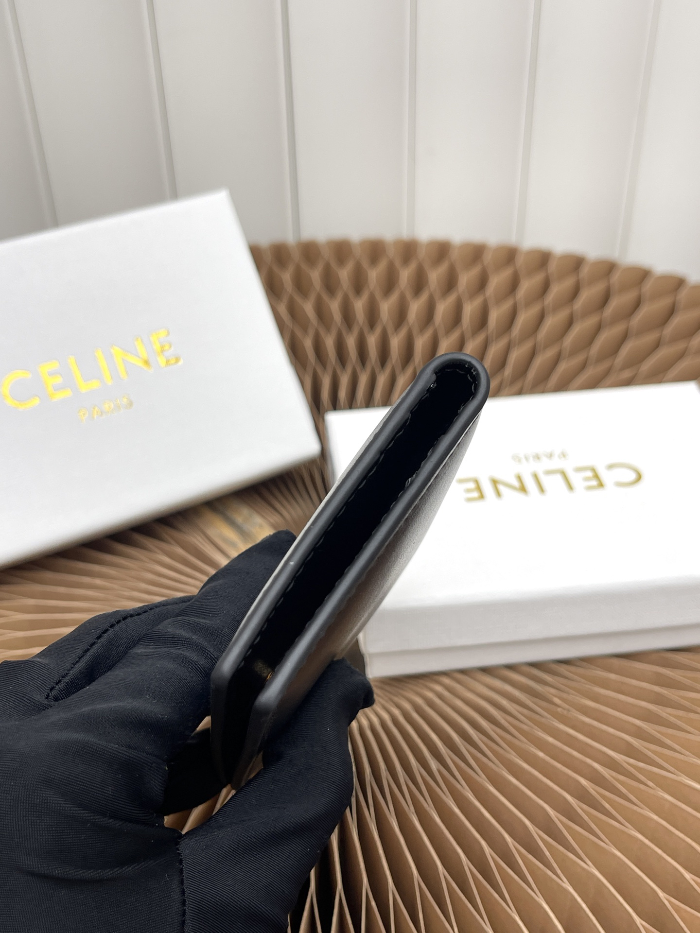 Celine Triomphe Bifold Card Holder - Image 8