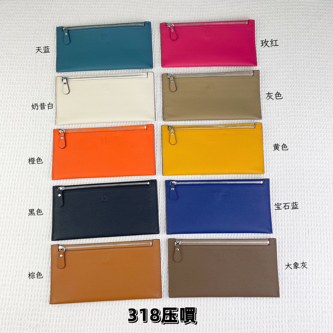 Hermès Silk'in Barenia Calfskin Wallet - Image 8