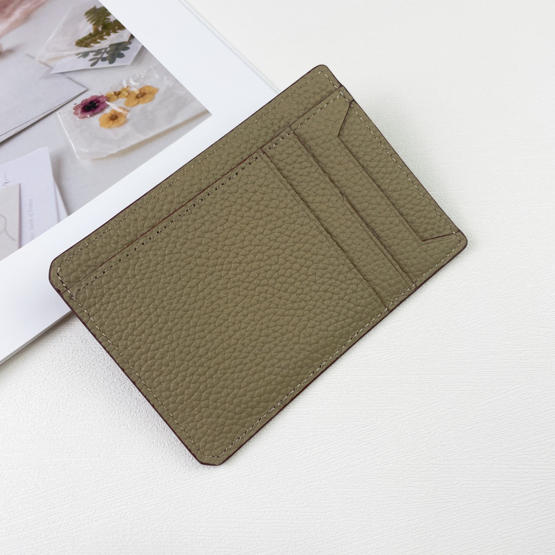 Hermes City 8CC Card Holder in Togo Calf Leather - Image 8