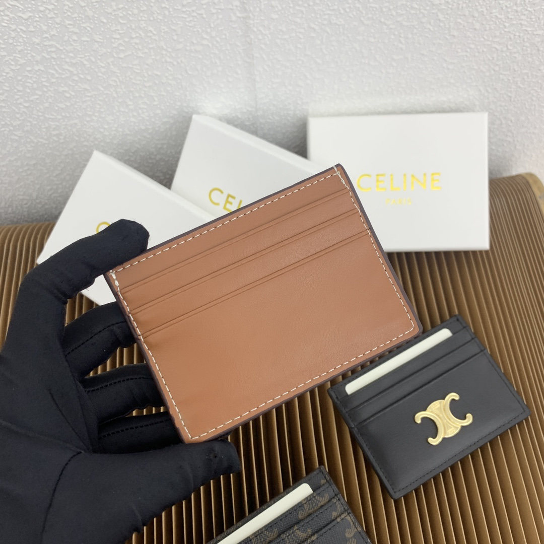 Celine Triomphe Canvas Card Holder - Image 8