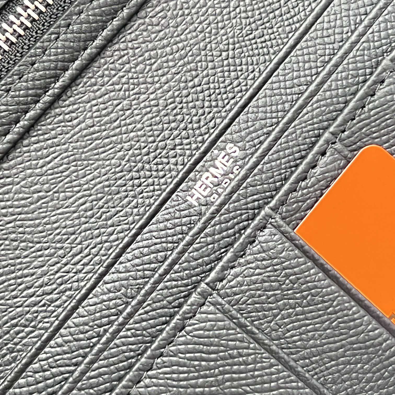 Hermes Leather Zip Wallet - Image 8