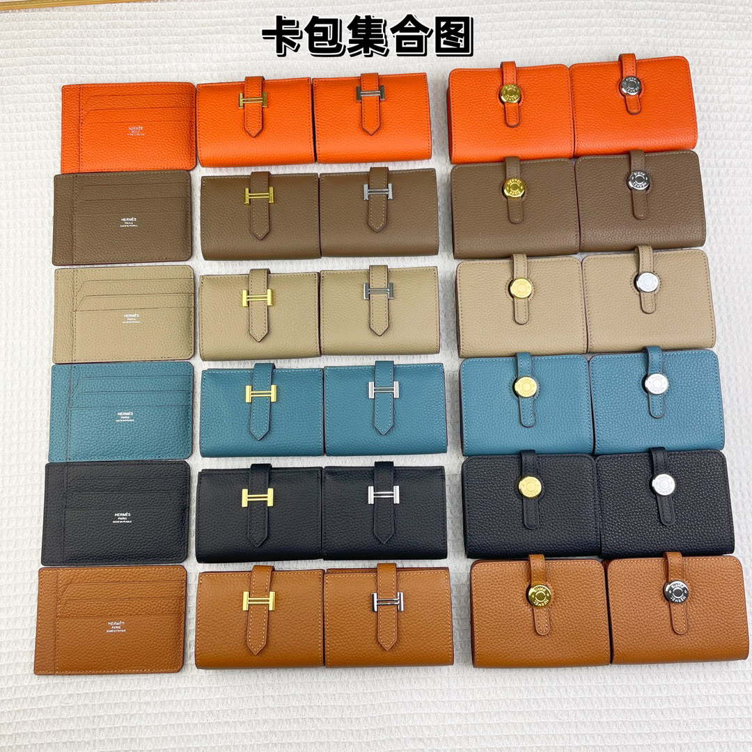 Hermes Togo Leather Card Holder - Image 8