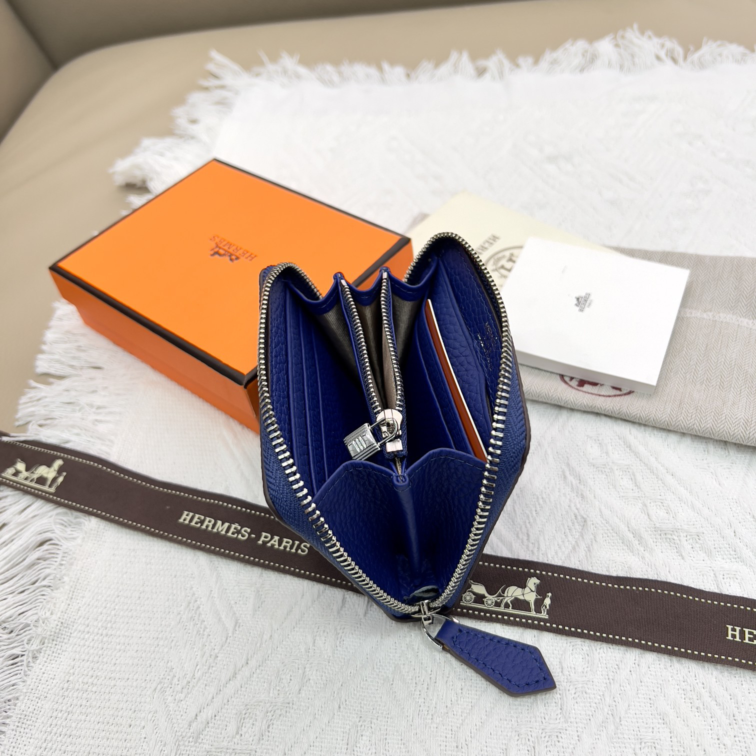 Hermes Constance 507 Togo Calfskin Wallet - Image 8