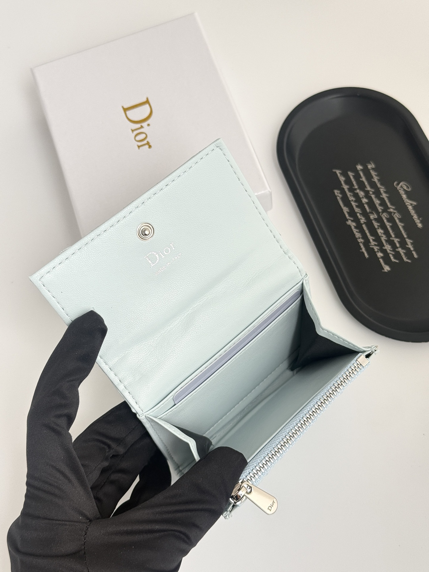 Dior Mini Lady Dior Wallet - Image 8