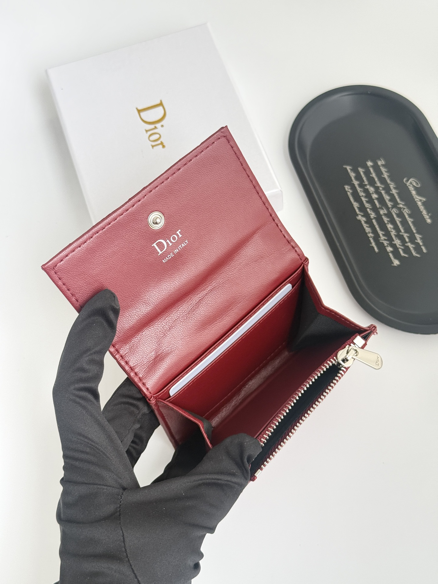 Dior Mini Lady Dior Wallet - Image 8