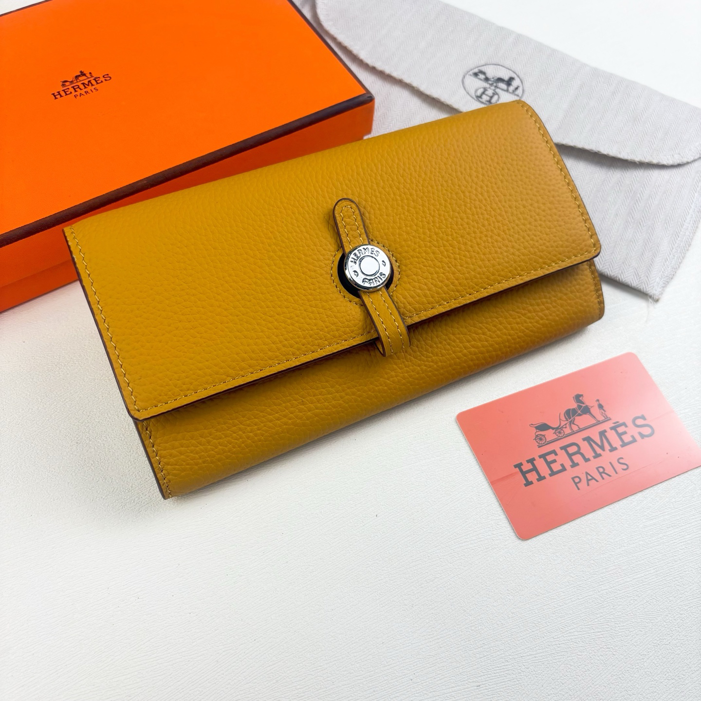 Hermes Dogon Duo Wallet - Image 8