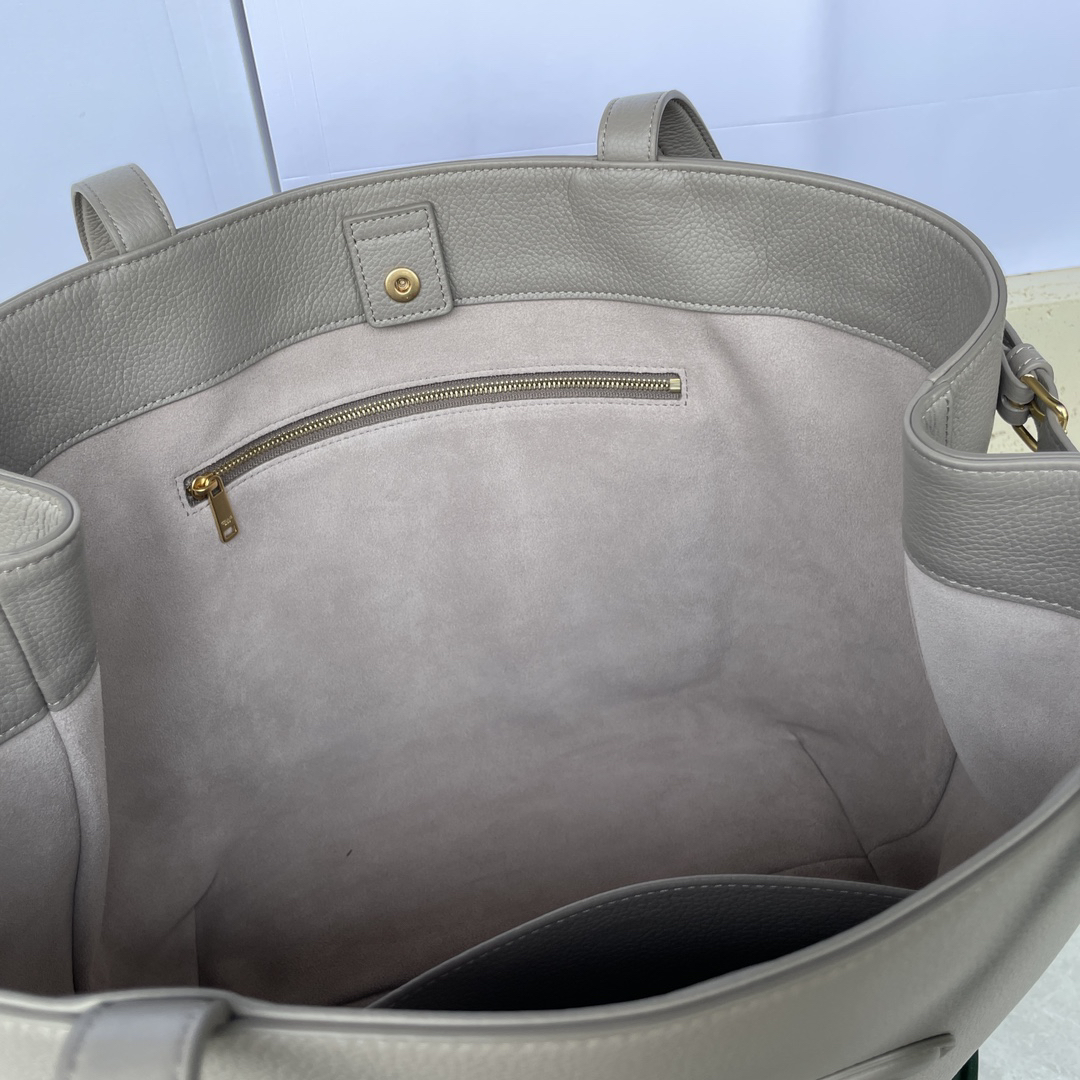 Cabas Anais Grain Leather Handbag - Image 8