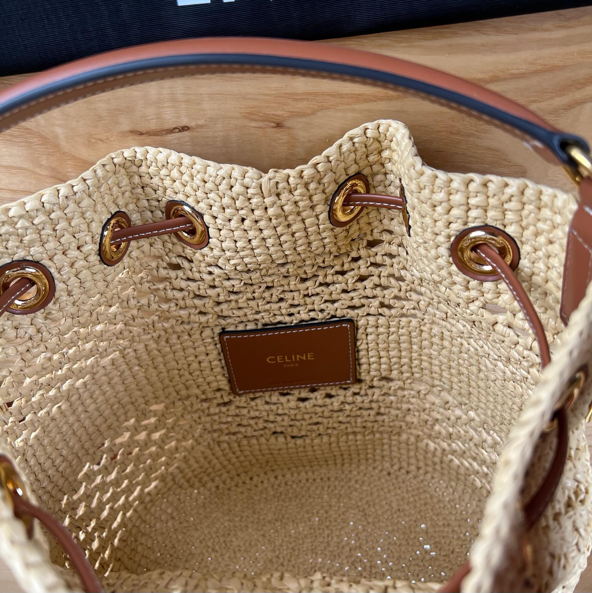 CLARA Classic Plant-Based Material and Cowhide Leather Handbag - Image 8