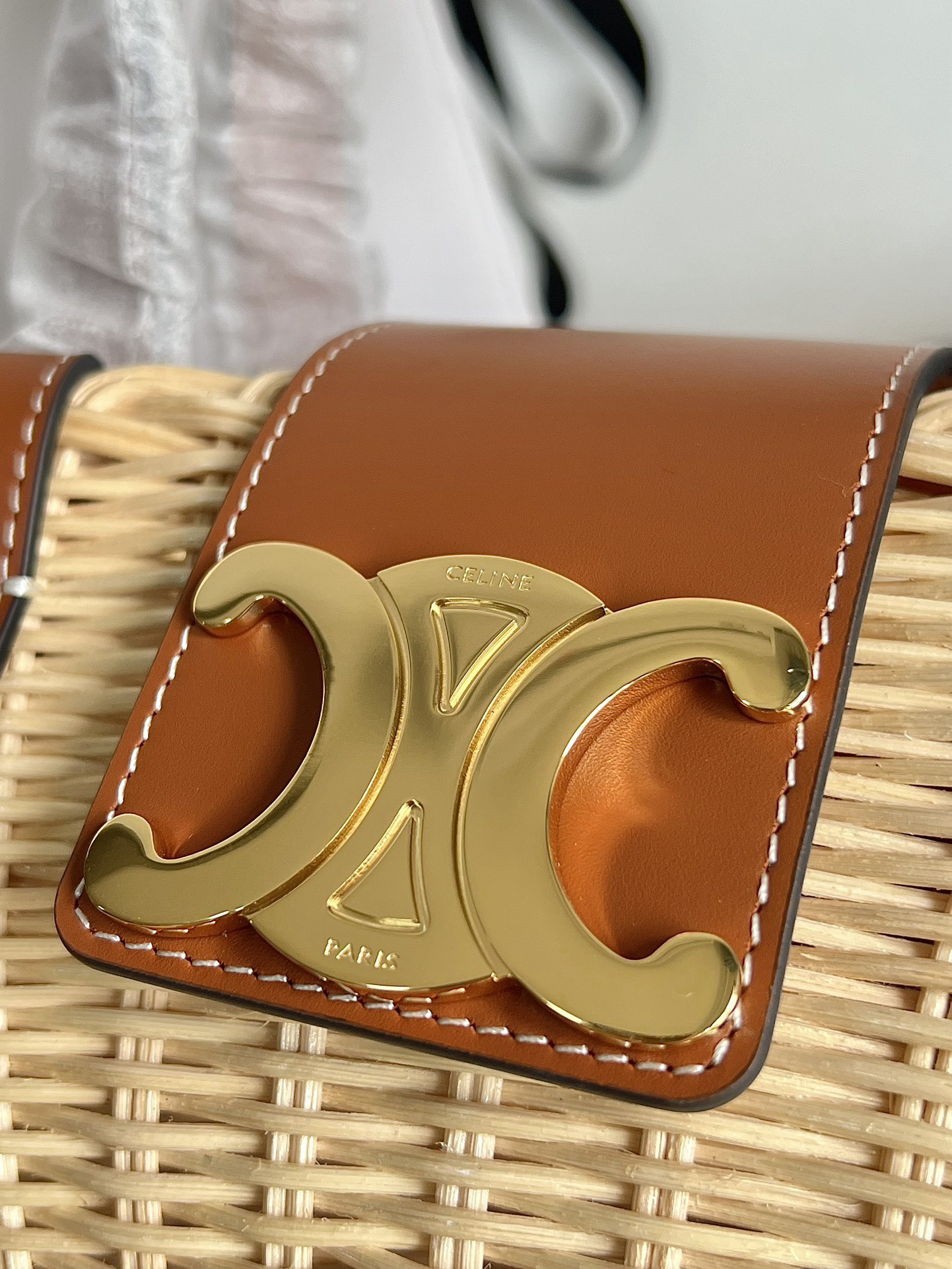 TEEN COUFFIN Woven Basket Handbag - Image 8