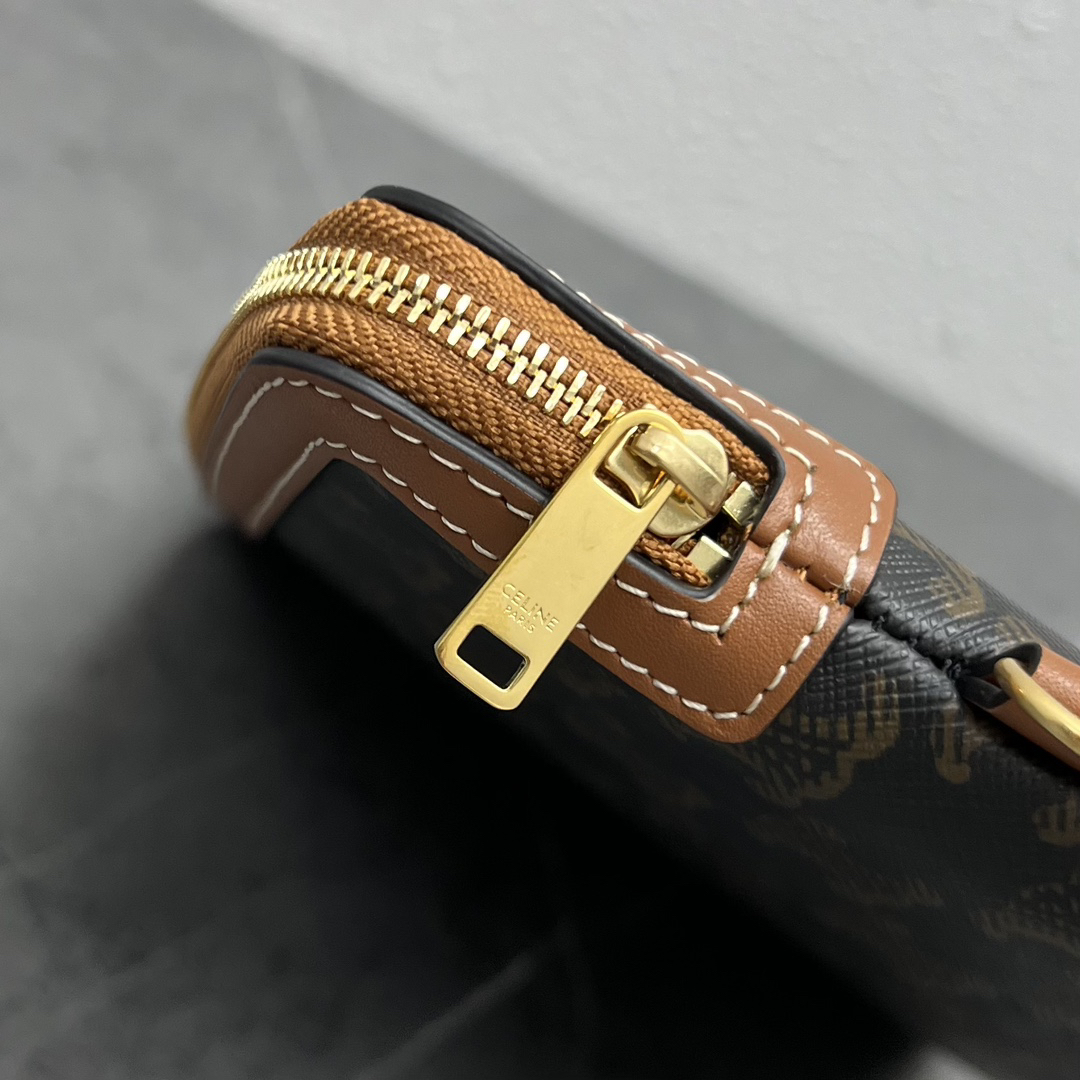 Celine Handbag with Wrist Strap - Image 8