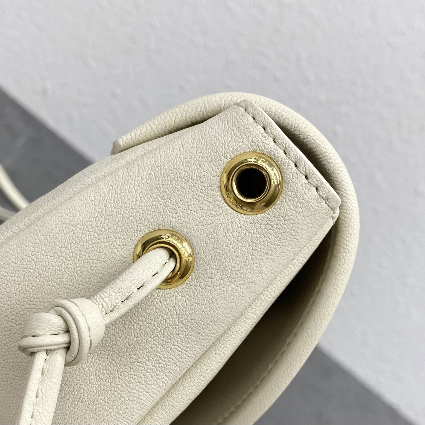 CE Halfmoon Small Lambskin Shoulder Bag - Image 8