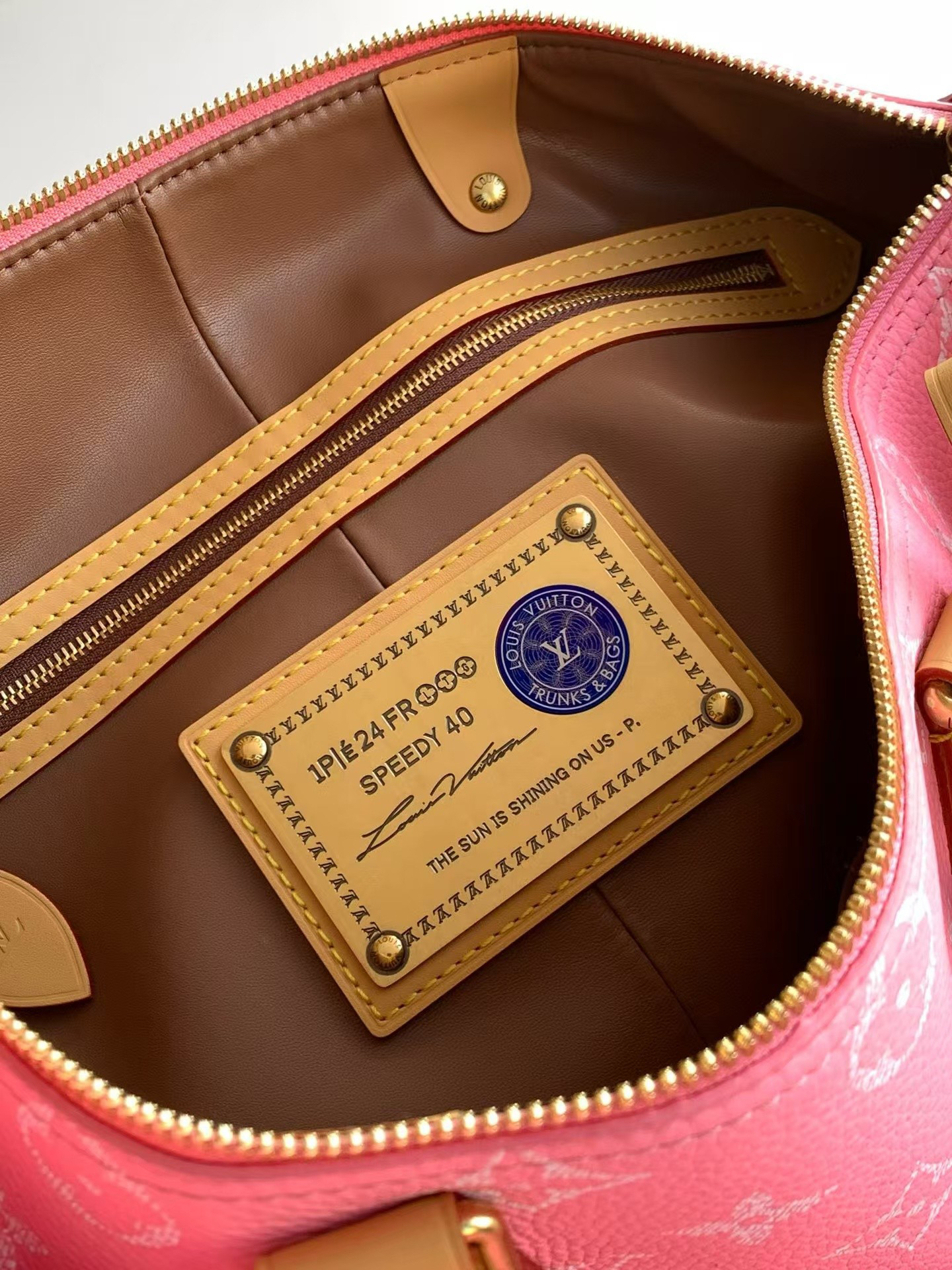 Speedy P9 Bandoulière 40 Leather Shoulder Bag - Image 9