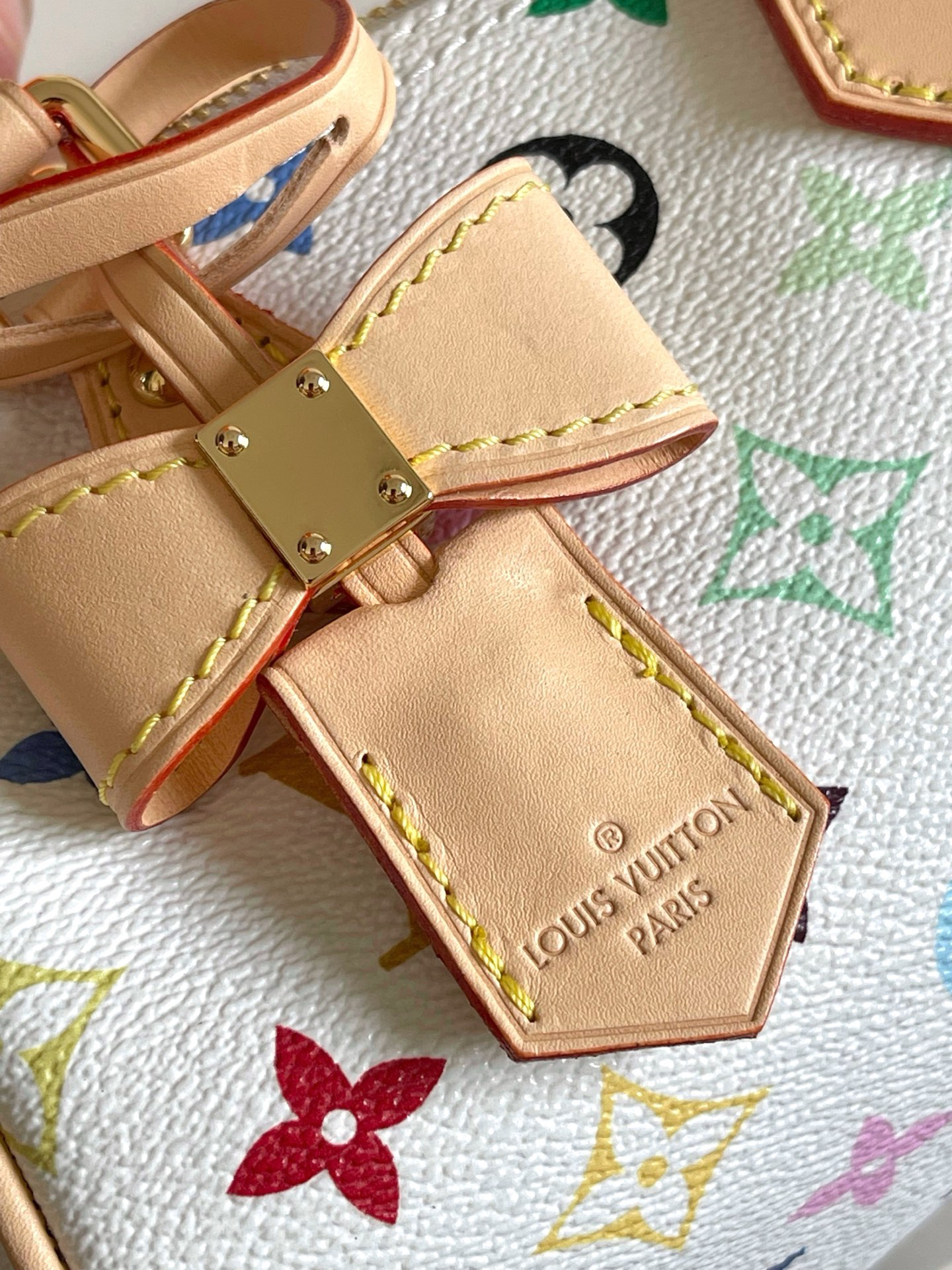 Louis Vuitton x Murakami Nano Speedy Monogram Crossbody Bag - Image 9