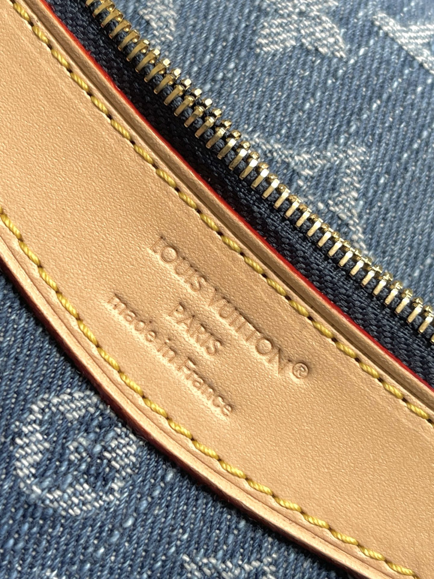 Louis Vuitton Diane Denim Canvas Shoulder Bag - Image 9