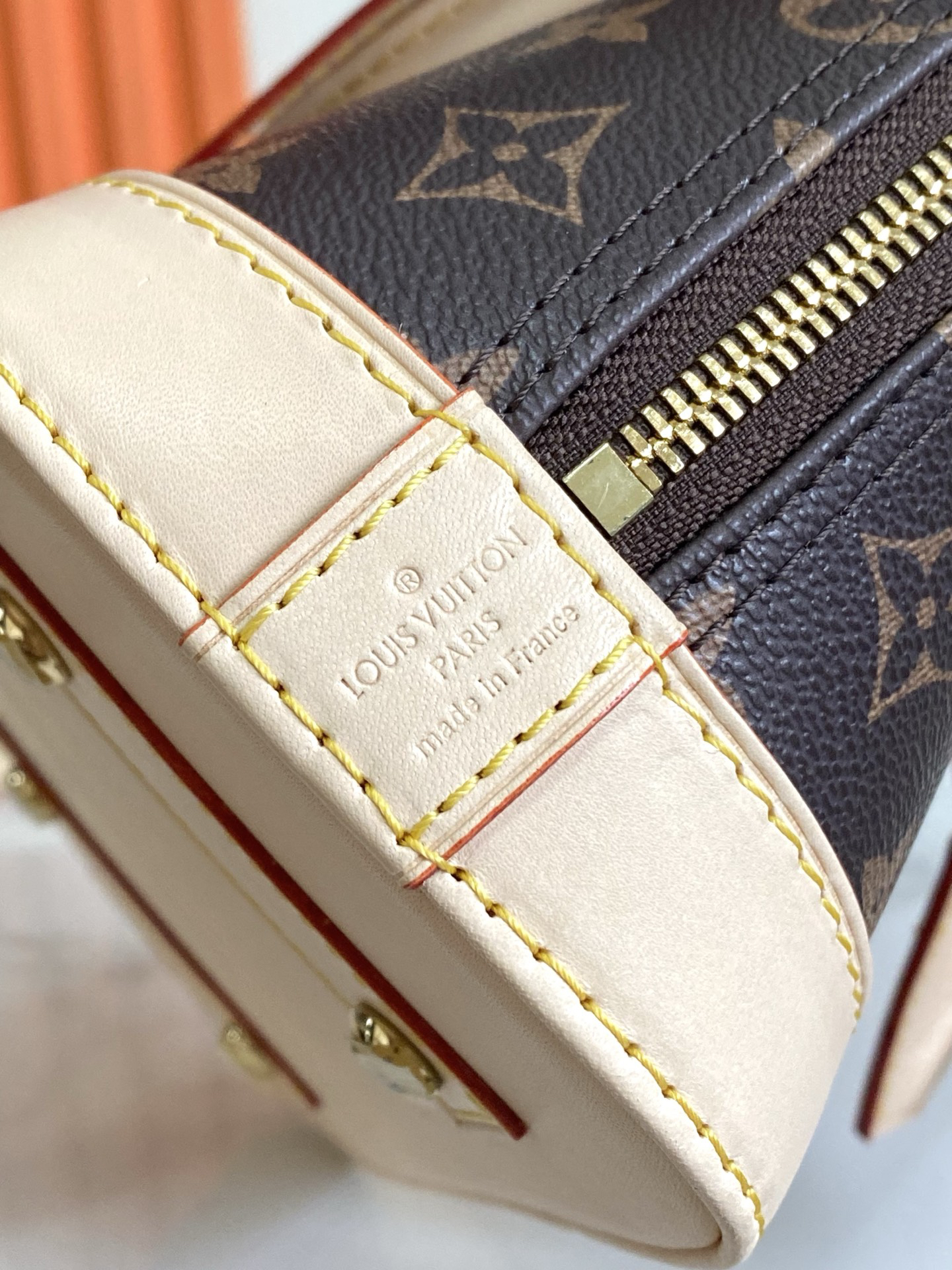 Louis Vuitton Alma BB Monogram Canvas Crossbody Bag - Image 9