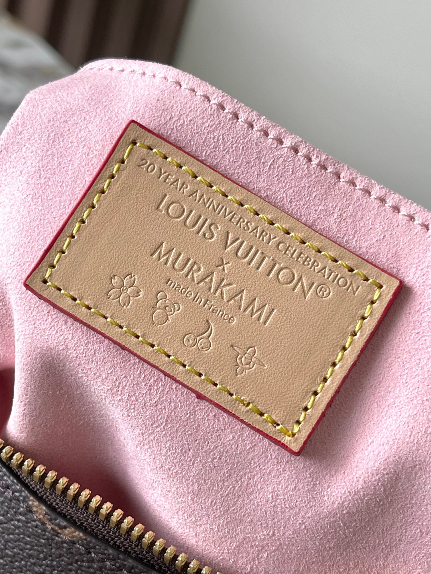 Louis Vuitton Boulogne Cherry Blossom Monogram Shoulder Bag - Image 9