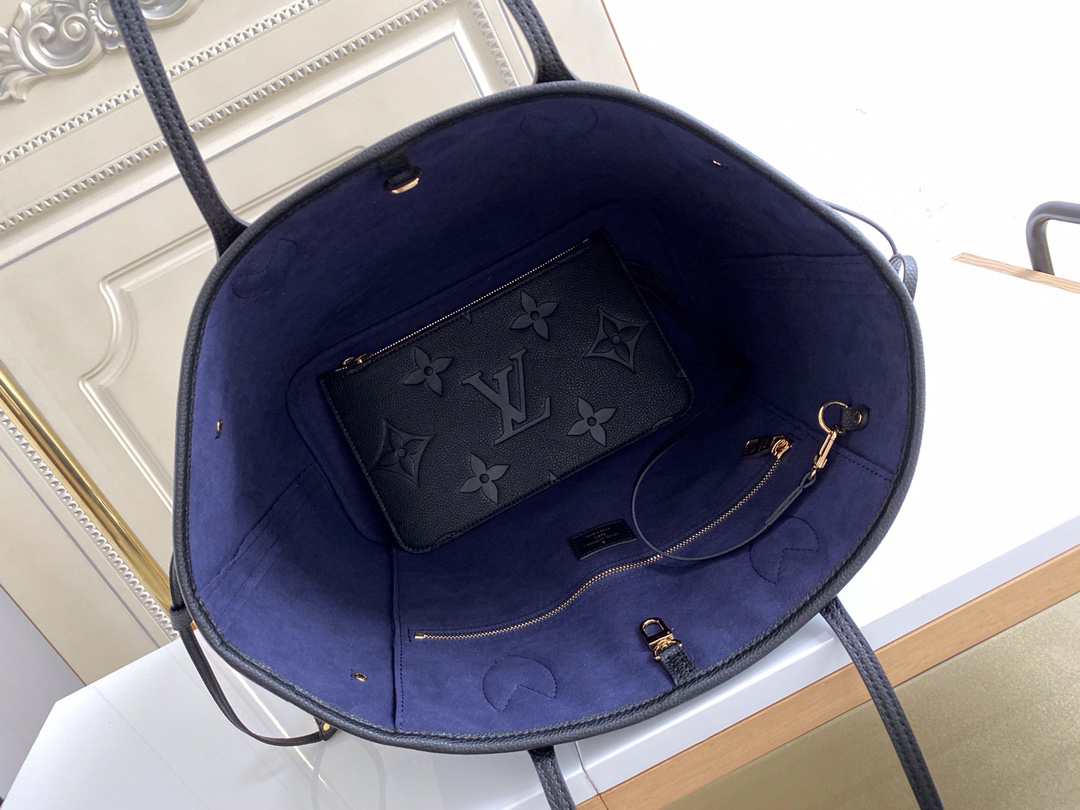 Louis Vuitton Neverfull MM Tote Bag M45685 Black - Image 9