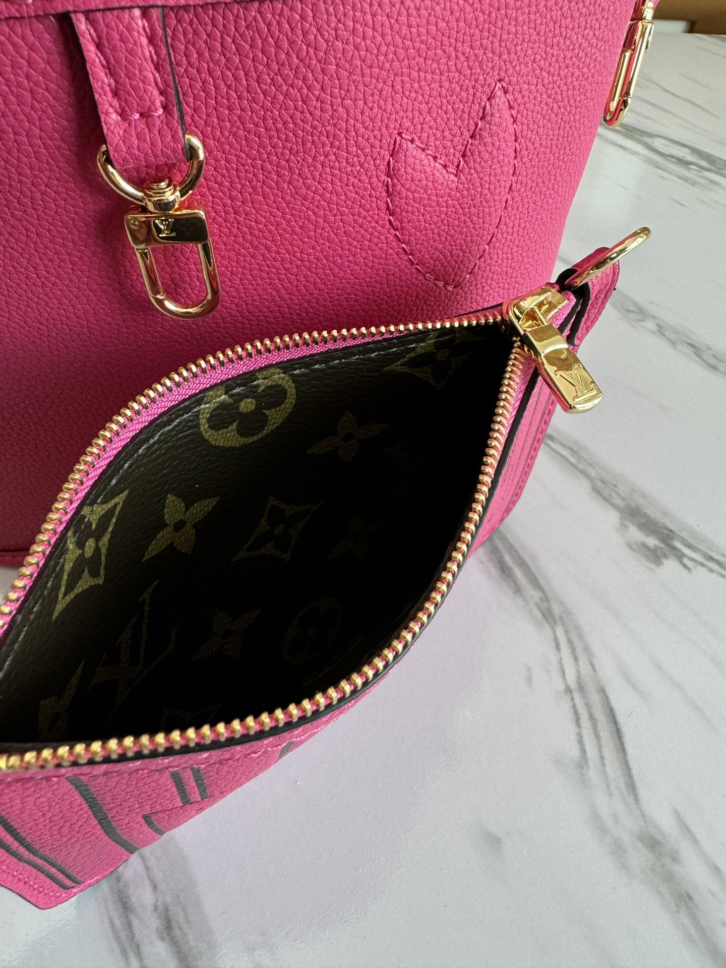 Louis Vuitton Neverfull Bandouliere Inside Out BB Shoulder Bag - Image 9