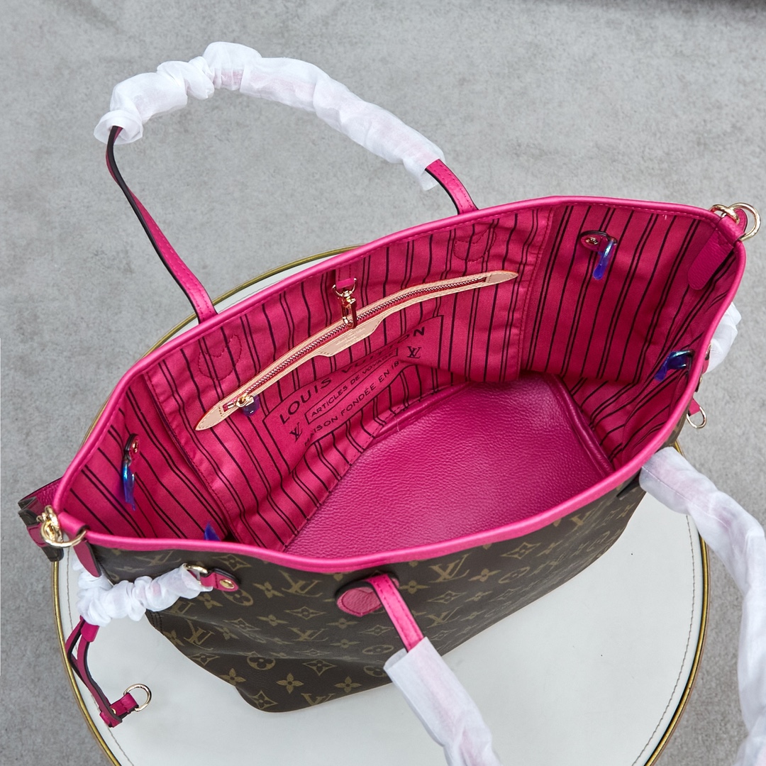 Louis Vuitton Neverfull MM Tote Bag in Damier Azur Canvas - Image 9